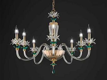 Kristalllüster mit Swarovski-Kristallen Lily L4 4 Euroluce Lampadari