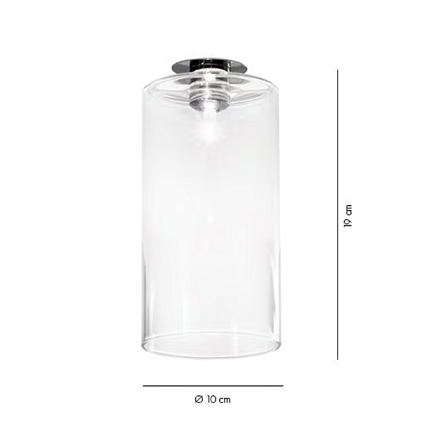 Halogen-Kristall-Deckenlampe Spillray AXOLIGHT PL SPIL P I, PL SPIL M I, PL SPIL G I Fabrik Axolight aus Italien. Foto №8