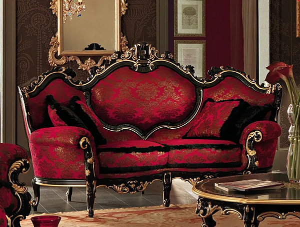 Zweisitzer Sofas aus Stoff Modenese Luxury Interiors 11411 Fabrik MODENESE GASTONE aus Italien. Foto №1