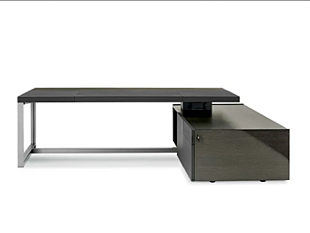 Exklusive Schreibtisch mit Regalen aus Holz POLTRONA FRAU JOBS 5580698, 5580706, 5580716 Fabrik POLTRONA FRAU aus Italien