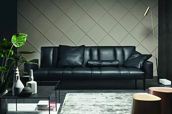 Ecksofa aus Leder oder Stoff 50 Italo VIBIEFFE Fabrik VIBIEFFE aus Italien. Foto №4