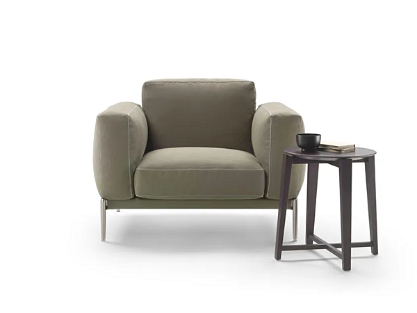 Stoffarmstuhl mit abnehmbarem Bezug und Armlehnen FLEXFORM Romeo Compact Fabrik FLEXFORM aus Italien. Foto №1