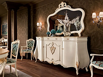 Sideboard aus massivem Holz mit Türen MODENESE GASTONE 11106