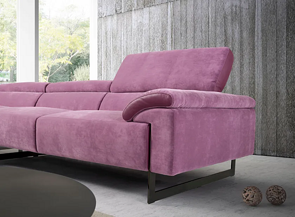 Ecksofa mit Chaiselongue aus Stoff Egoitaliano Malika Fabrik Egoitaliano aus Italien. Foto №5