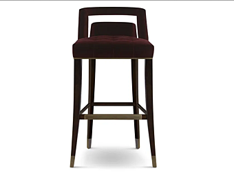 Hochlehnen-Velvet-Hocker BRABBU Naj