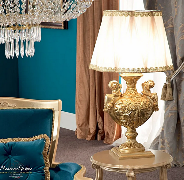 Tischlampe mit festem Arm Modenese Luxury Interiors 13701 Fabrik MODENESE GASTONE aus Italien. Foto №2
