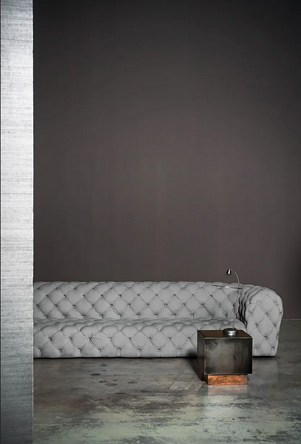 Sofa mit gepolsterter Rückenlehne aus Leder BAXTER Chester Moon Fabrik BAXTER aus Italien. Foto №10