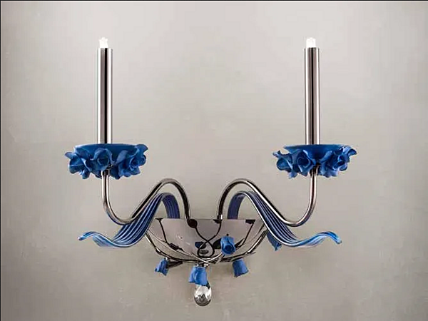 Kristallwandleuchte mit Swarovski-Kristallen Bora A2 Euroluce Lampadari Fabrik EUROLUCE LAMPADARi aus Italien. Foto №1