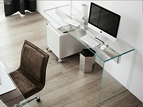 Rechteckiger Konsolentisch aus Kristall Gallotti&Radice AIR Fabrik Gallotti & Radice aus Italien. Foto №2