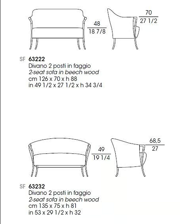 Stoffsofa für kleine Räume GIORGETTI Progetti Fabrik GIORGETTI aus Italien. Foto №3