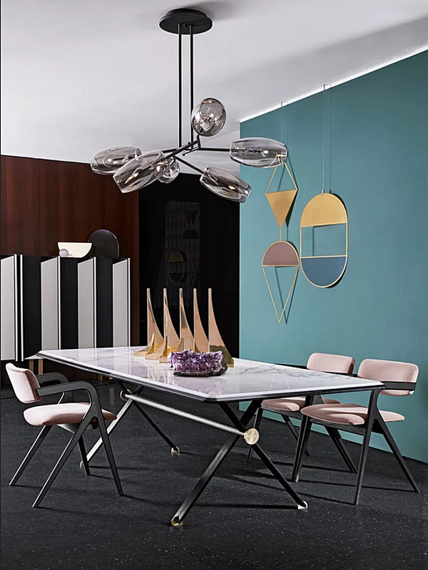 Polsterstuhl mit Armlehnen Keyko Gallotti Radice Fabrik Gallotti & Radice aus Italien. Foto №3