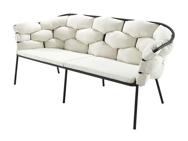 Zweisitzer Gartensofa aus Stoff mit weicher Rückenlehne LIGNE ROSET SERPENTINE 10262096-10262097 Fabrik LIGNE ROSET aus Italien. Foto №2