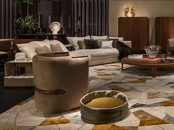 Ledersoft Hundekorb Bauhaus GIORGETTI Fabrik GIORGETTI aus Italien. Foto №3