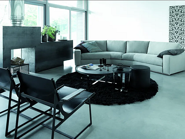 Ecksofa aus Stoff oder Leder 810 Fly VIBIEFFE Fabrik VIBIEFFE aus Italien. Foto №12