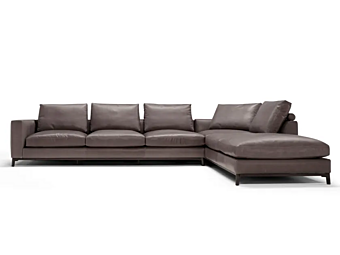 Ecksofa aus Leder Dorsey AMURA AM023.061+082 Ecksofa aus Leder Dorsey AMURA AM023.061+082 Fabrik AMURA aus Italien