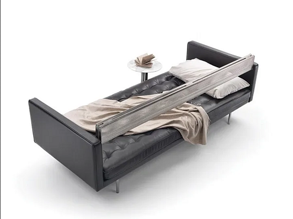 Sofa-Bett mit gepolsterrtem Leder FLEXFORM MAGISTER Fabrik FLEXFORM aus Italien. Foto №4