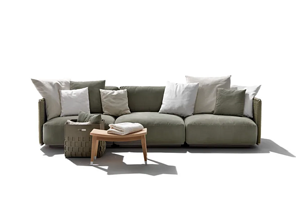 Dreisitzer Ecksofa aus Stoff für den Garten FLEXFORM EDDY OUTDOOR Fabrik FLEXFORM aus Italien. Foto №1