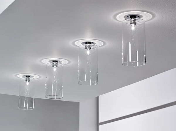 Halogen-Kristall-Deckenlampe Spillray AXOLIGHT PL SPIL P I, PL SPIL M I, PL SPIL G I Fabrik Axolight aus Italien. Foto №3