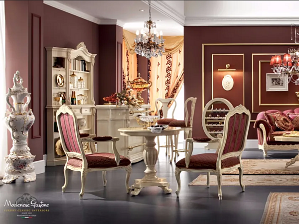 Sessel mit Armlehnen aus Stoff Modenese Luxury Interiors 13433 Fabrik MODENESE GASTONE aus Italien. Foto №3