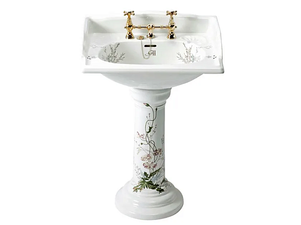 Porzell Waschbecken auf Säule Victorian Garden Gentry Home Fabrik Gentry Home aus Italien. Foto №1