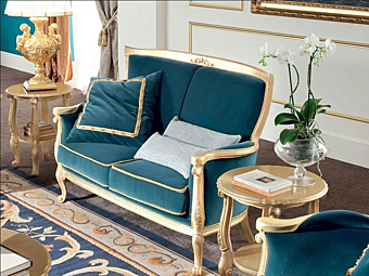 Zweisitzer Stoffsofa Modenese Luxury Interiors 13426 Zweisitzer Stoffsofa Modenese Luxury Interiors 13426 Fabrik MODENESE GASTONE aus Italien