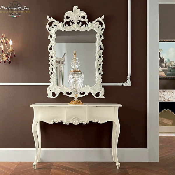 Rechteckiger Konsolentisch aus Holz Modenese Luxury Interiors 13640 Fabrik MODENESE GASTONE aus Italien. Foto №2