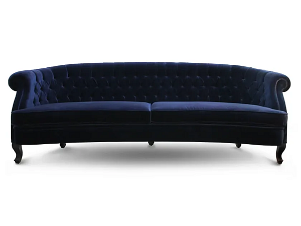 Dreisitzer Sofa aus Samt mit gepolsterter Rückenlehne BRABBU Maree Fabrik BRABBU aus Italien. Foto №1