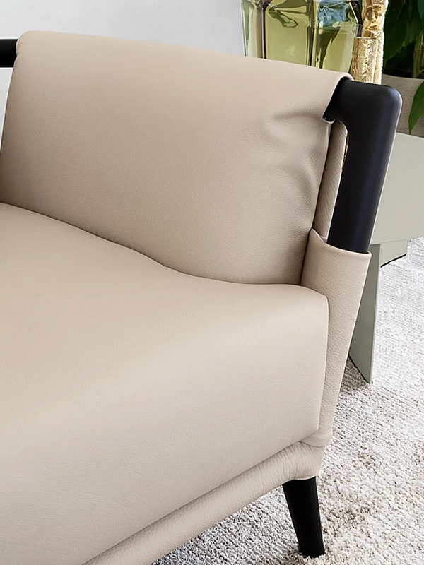 Zweisitzer Stoffsofa mit abnehmbarem Bezug Gaudi Flou Fabrik Flou aus Italien. Foto №6