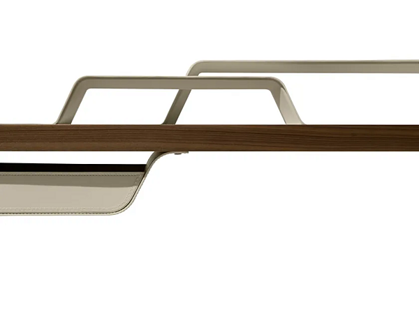 Rechteckiger Schreibtisch mit Schubladen aus Holz GIORGETTI ALMA Fabrik GIORGETTI aus Italien. Foto №4