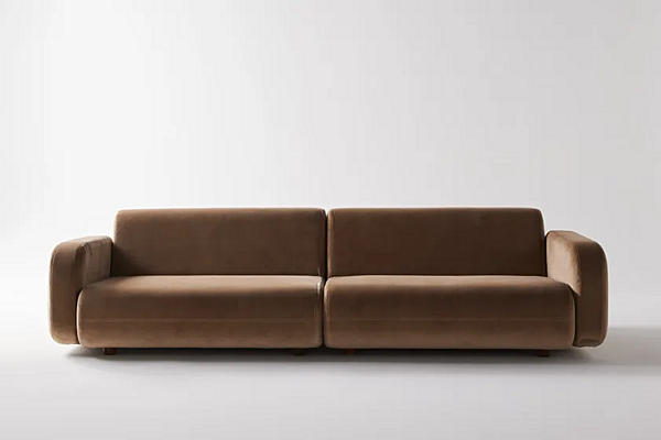 Suede Sofa Dolmen Nube Italia Fabrik Nube Italia aus Italien. Foto №2