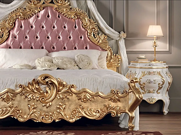 Nachttisch mit Schubladen aus Holz Modenese Luxury Interiors 11204 Fabrik MODENESE GASTONE aus Italien. Foto №3