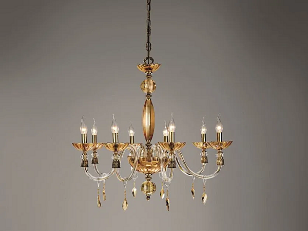 Kristalllüster Bloom L8 von Euroluce Lampadari Fabrik EUROLUCE LAMPADARi aus Italien. Foto №1