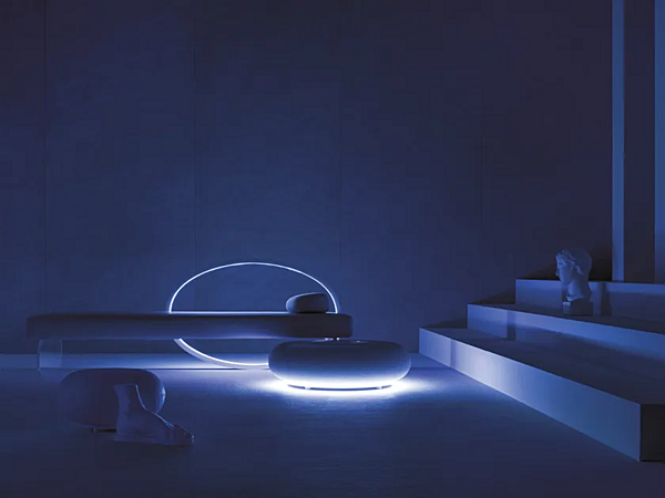 Festes Spa-Bett aus Stoff mit Chromotherapie VARASCHIN Wellness-Therapie Fabrik VARASCHIN aus Italien. Foto №6