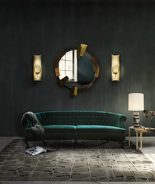 Dreisitzer Sofa aus Samt mit gepolsterter Rückenlehne BRABBU Maree Fabrik BRABBU aus Italien. Foto №2