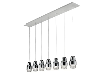 Pendelleuchte aus Glas und Aluminium LED AXOLIGHT Fedora