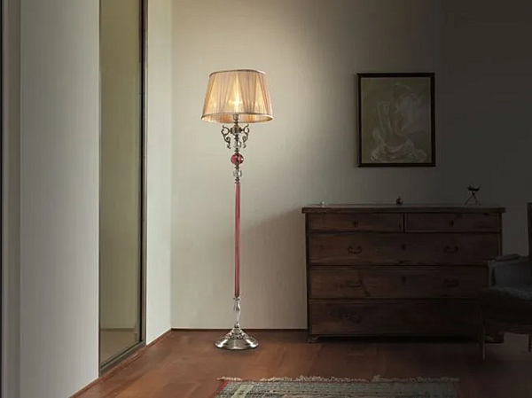 Stehlampe aus Metall mit dimmbarer Funktion Euroluce Lampadari Lyra PT1 Fabrik EUROLUCE LAMPADARi aus Italien. Foto №1