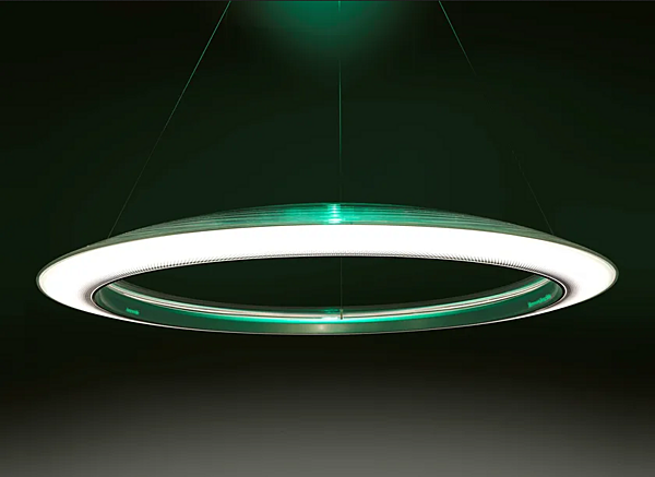 LED RGB Pendelleuchte PMMA Ameluna Artemide 1402010app Fabrik Artemide aus Italien. Foto №11