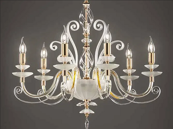 Kristalllüster mit Swarovski-Kristallen Alicante Charm L6 Euroluce Lampadari Fabrik EUROLUCE LAMPADARi aus Italien. Foto №1