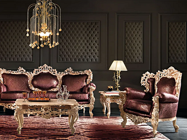 Sessel mit Armlehnen aus Stoff Modenese Luxury Interiors 11419 Fabrik MODENESE GASTONE aus Italien. Foto №2