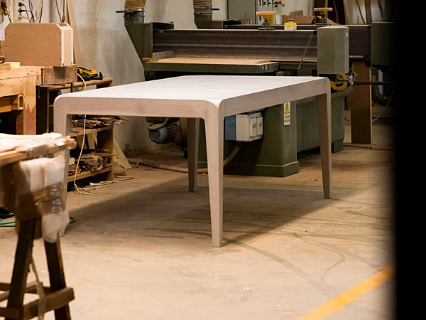 Erweiterbarer rechteckiger Esstisch aus Holz DALE Sentiero B 652 Fabrik DALE aus Italien. Foto №4