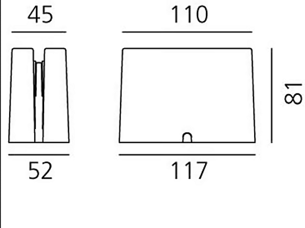 LED Flutlicht aus Aluminium für den Außenbereich Antarktikos Artemide T4521030, T4520030 Fabrik Artemide aus Italien. Foto №13