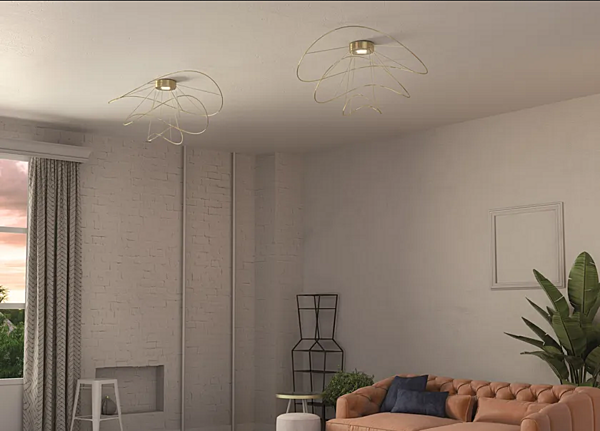 LED Deckenlampe aus Aluminium mit dimmbarem Licht AXOLIGHT HOOPS PL HOOPS 2, PL HOOPS 3 Fabrik Axolight aus Italien. Foto №4