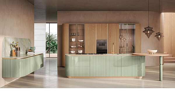 Küche Aster Cucine Domina Olmo Crudo Opaco Fabrik Aster Cucine aus Italien. Foto №1