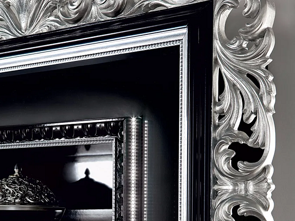 Wandmontierte Holzbibliothek 13130 Modenese Luxury Interiors Fabrik MODENESE GASTONE aus Italien. Foto №3