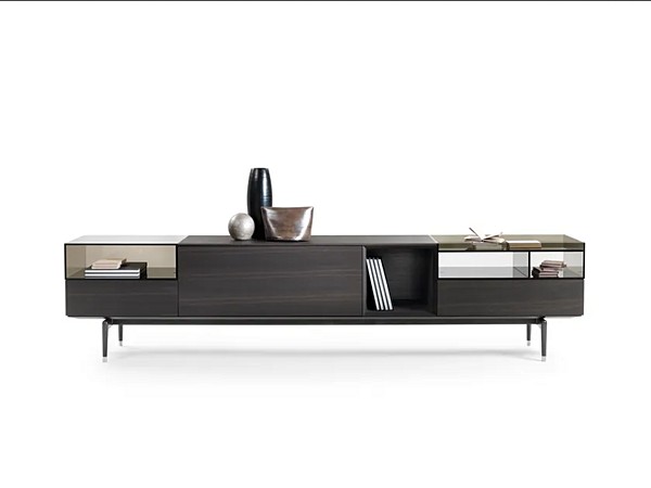 Holz- und Glas-Sideboard mit Klapptüren FLEXFORM JEREMY Fabrik FLEXFORM aus Italien. Foto №6
