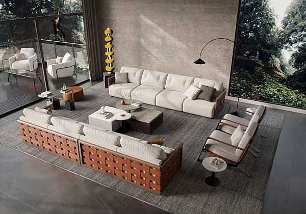 Fünfsitzer Stoffsofa Tress FORMITALIA TRESS Fabrik FORMITALIA aus Italien. Foto №3