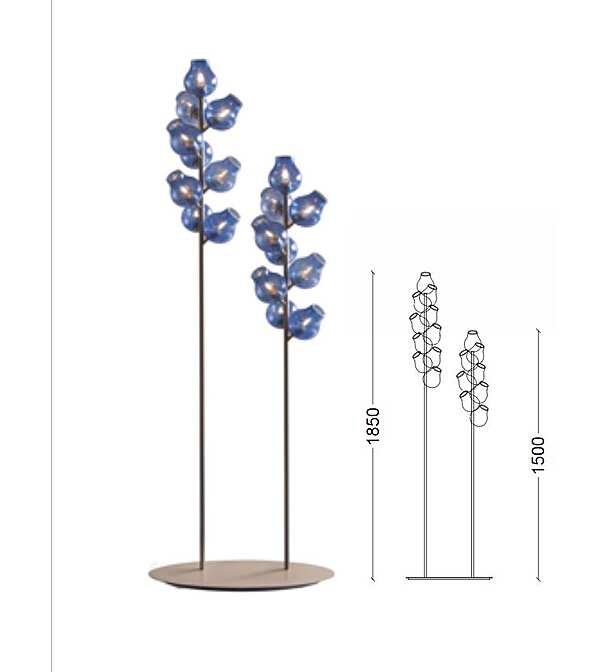 Stehlampe Daytona 00034L Fabrik DAYTONA (by Signorini&Coco) aus Italien. Foto №2