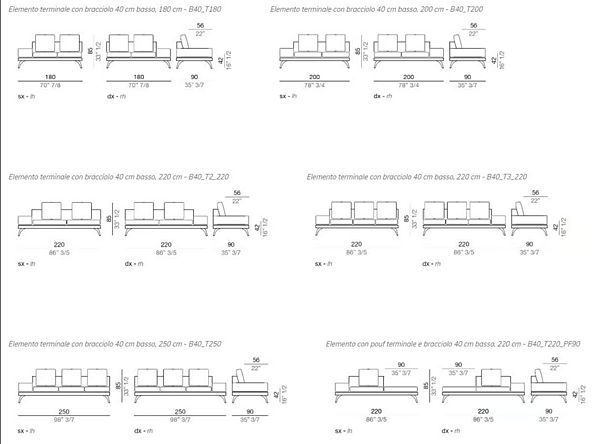 Ecksofa aus Stoff mit modularen Elementen Mussi Acanto Fabrik MUSSI aus Italien. Foto №11