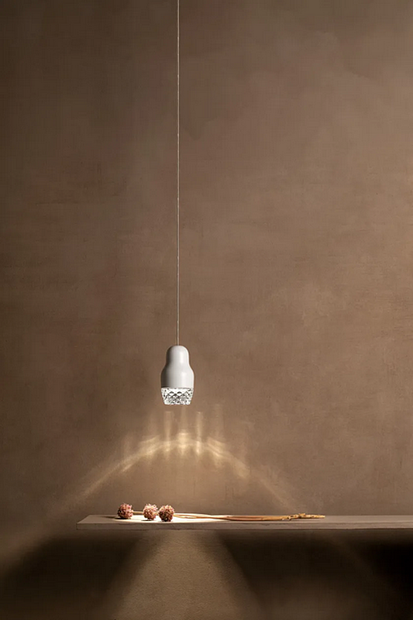 Pendelleuchte aus Glas und Aluminium Fedora AXOLIGHT Fabrik Axolight aus Italien. Foto №2