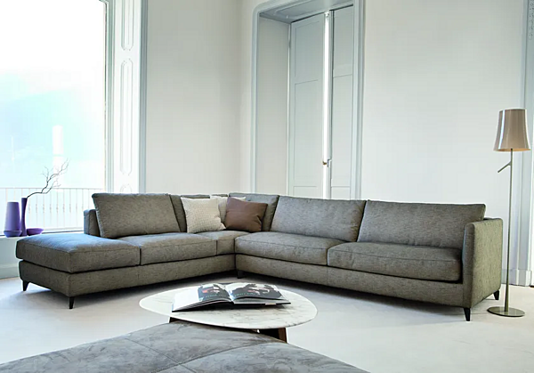 Ecksofa aus Stoff oder Leder VIBIEFFE 910 Zone Slim Fabrik VIBIEFFE aus Italien. Foto №7